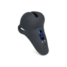 XR Brands Silikonski Intimni Prsten sa Daljinskim Upravljanjem, Crni