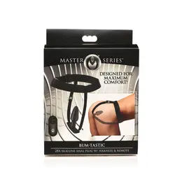 Bum-Tastic Silicone Plug System with Adjustable Harness & Remote Control