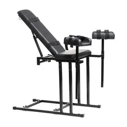 Master Series Adjustable Restraint Chair Heavy Duty Black 199kg