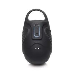 XR Brands Master Series Vibrirajući Silikonski Intimni Prsten Crni USB