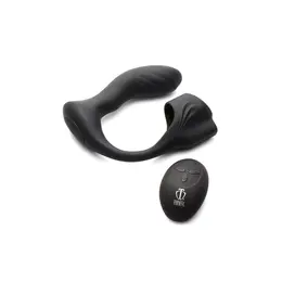 XR Brands Silicone Prostate Plug & Support Ring with Remote Control