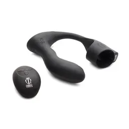 XR Brands Silicone Prostate Plug & Support Ring with Remote Control
