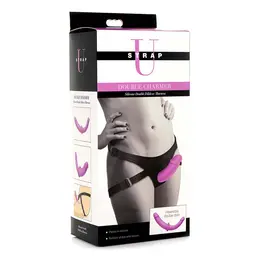 XR Brands Double Charmer Silikonski Twin Sistem sa Podesivim Pojasom