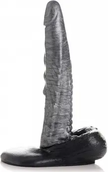 XR Brands The Gargoyle Hard Silicone Model with Textured Surface Black