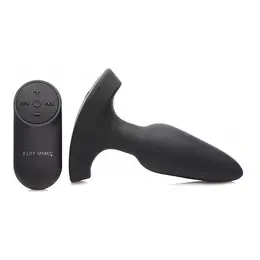 Laser Hart Intimate Plug Small with Remote LED Heart Silicone Red