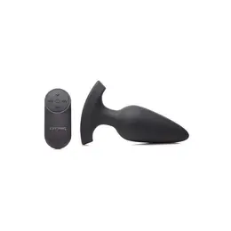 Laser Hart Large Intimate Plug with Remote & LED Heart Light