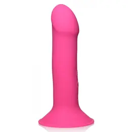 XR Brands Squeezable Silicone Vibrating Model, Black, 20 cm
