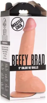 XR Brands Beefy Brad 23cm Anatomical Model with Suction Base, Light