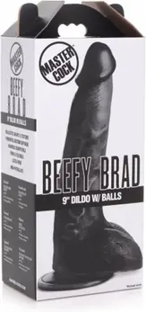 XR Brands Beefy Brad 23 cm intimni model sa usisnom čašom, svetla boja