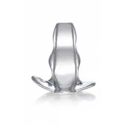 Clear View Medium Transparent Hollow Plug Intimate System TPE