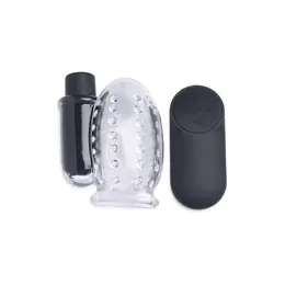 XR Brands Zeus Intimate Head Massager Rechargeable Remote Control Black