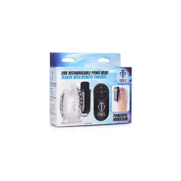 XR Brands Zeus Intimate Head Massager Rechargeable Remote Control Black