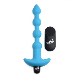 BANG Silicone Vibrating Beads with Wireless Remote, Waterproof, Black