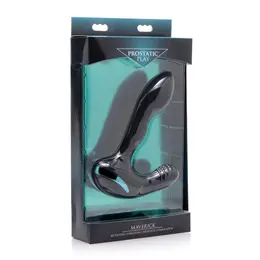 XR Brands Maverick Black Rotating Prostate Wellness Device 6.75