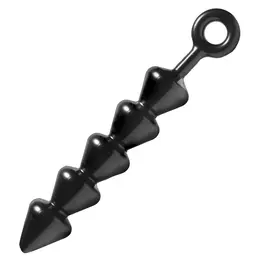 XR Brands Spades XL Intimate Bead System Black TPR 32cm