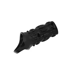 XR Brands Master Series Intimni Poboljšavajući Nastavak Crni TPR 4.5in