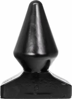 All Black Model 7 Intimni Čep 18,5 cm – Glatka Površina sa Žljebovima