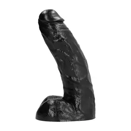 All Black Model 6635 Intimni čep 25 cm - Glatka crna površina