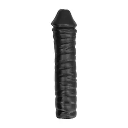 All Black 15/38 cm Model Premium silikonski intimni dodatak Crni