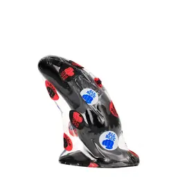 All Black Model 05 Intimna mašina 13 cm Crni anatomski dizajn