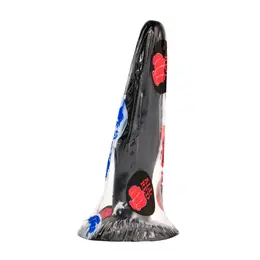 All Black AB68 Kompaktni Intimni Plug 12 cm Oblik Svemirskog Broda