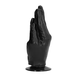 All Black Model 21 cm - Ergonomski Crni Intimni Dodatak