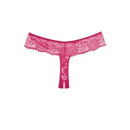 Chiqui Love Lace Crotchless Thong - Elegantna One Size Lingerie