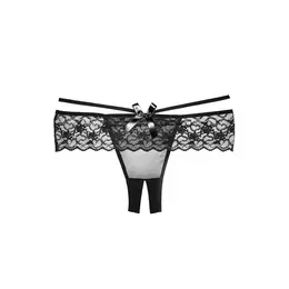 Angel Sheer Lace Crotchless Panties One Size - Elegant Design