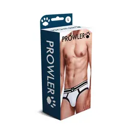 Prowler Brief M White/Black - Two-Tone Classic Waistband Underwear