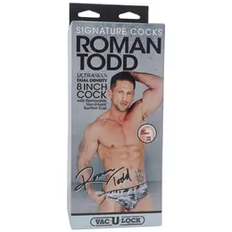 Doc Johnson Roman Todd Model ULTRASKYN 20 cm Vanila Dual Density