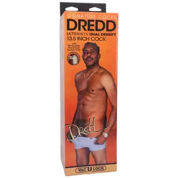 Doc Johnson Dredd ULTRASKYN Dual Density Model 34 cm Chocolate