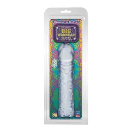 Doc Johnson Big Warhead Sleeve Transparentna Ekstenzija 20 cm