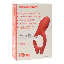 Doc Johnson iVibe Select iRing - Vibrating Silicone Ring, USB Rechargeable