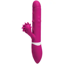 Doc Johnson iVibe Select iRoll Rabbit - Advanced Silicone Massager Pink