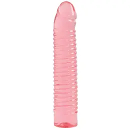 Doc Johnson Sunrise Ribbed Jelly 18 cm Flexible Intimate Model