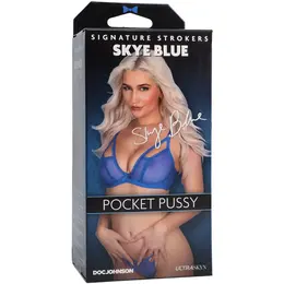 Doc Johnson Skye Blue ULTRASKYN Intimni Stroker Vanilla 17 cm