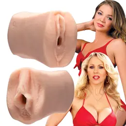 Doc Johnson Jessie Andrews & Julia Ann Dual-Ended ULTRASKYN Intimate Sleeve