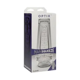 Doc Johnson Optix Main Squeeze ULTRASKYN Clear Intimate Trainer Blue