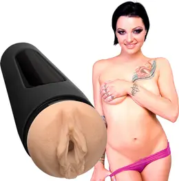 Doc Johnson Belladonna ULTRASKYN Intimate Sleeve Main Squeeze Black