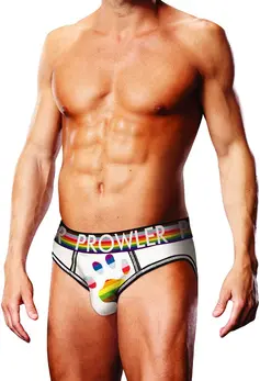 Prowler Oversized Paw Open Brief M Bela - Prepoznatljiv Pride Pojas