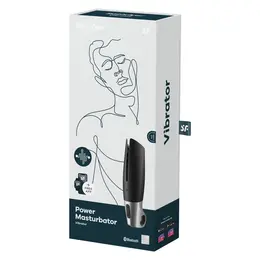 Satisfyer Power Intimate Machine Silikonski, Bluetooth, Vodootporni, Crni