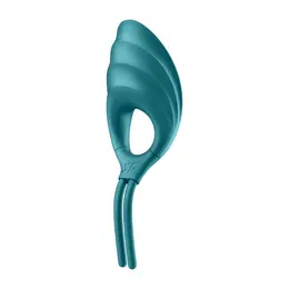 Satisfyer Swordsman Podesivi vibrirajući silikonski prsten Crni