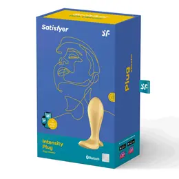 Satisfyer Intensity Plug Gold Ergonomski silikonski čep, App kontrola
