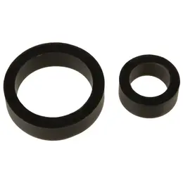TitanMen Silicone Ring Set 2-Pack - Flexible Anatomical Design