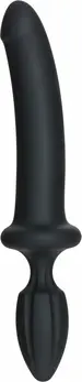 Doc Johnson Kink SecondSkyn Dual-Ended Silicone Intimate System Black