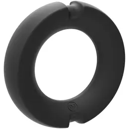 Kink by Doc Johnson Silicone Ring 50mm - Metal Core, Durable Black Design