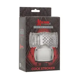 Doc Johnson KINK Power Wand Attachment Double-Ended Transparent Sleeve
