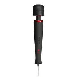 KINK by Doc Johnson Power Wand - Multi-Speed Silicone Wand Massager Black