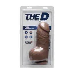 Doc Johnson The D FIRMSKYN 20cm anatomski model sa usisnom bazom, bež