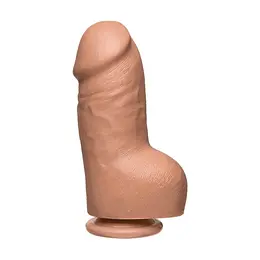 Doc Johnson The D FIRMSKYN Intimate Machine 20cm Suction Base Beige